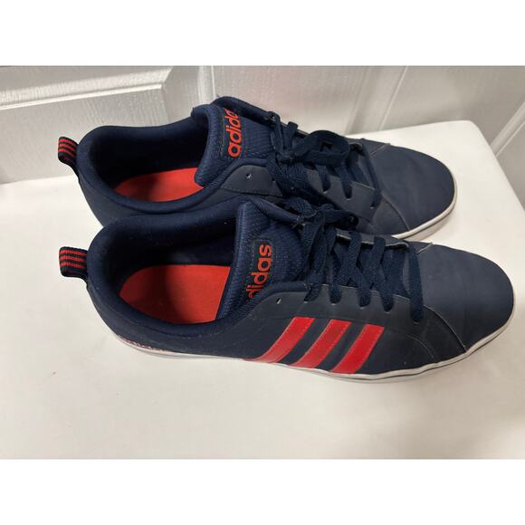 Adidas Navy Blue Low Top Sneakers Red Stripes Lace Up Casual Shoes US Size 11 main image 11